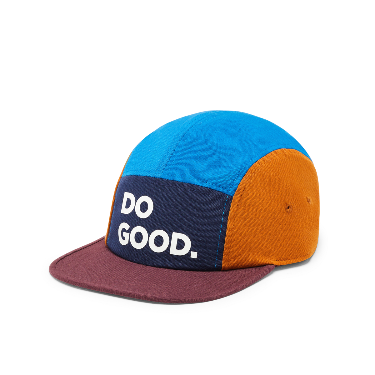 Do Good 5-Panel Hat, Maritime/Wine