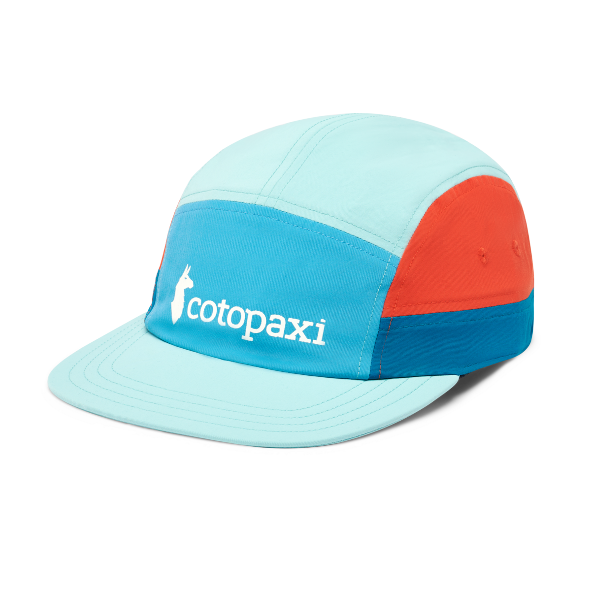 Cotopaxi Tech 5-Panel Hat, Poolside & Sea Glass