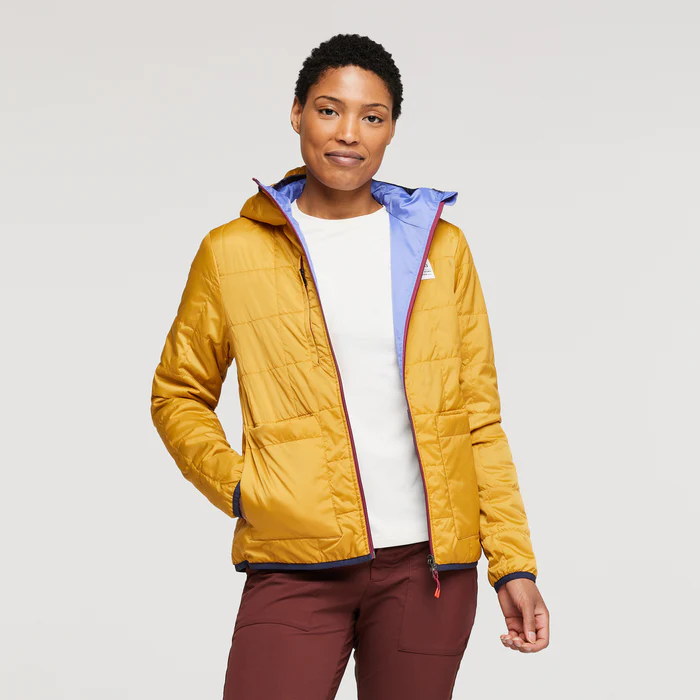 Teca Calido Hooded Reversible Jacket - Women's, Honeybee