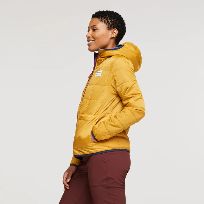 Teca Calido Hooded Reversible Jacket - Women's, Honeybee