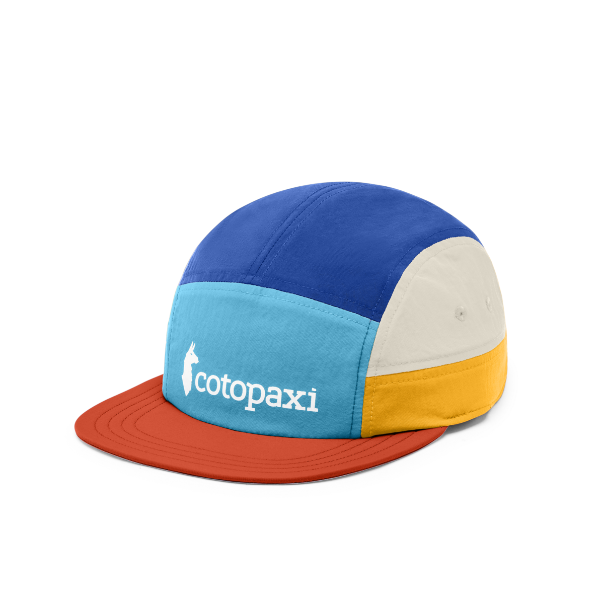 Cotopaxi Tech 5-Panel Hat, Blue Sky/Canyon