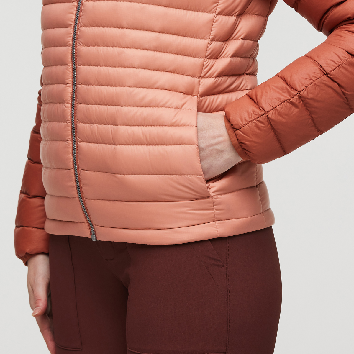 Fuego Down Hooded Jacket - Women's, Faded Brick/Clay