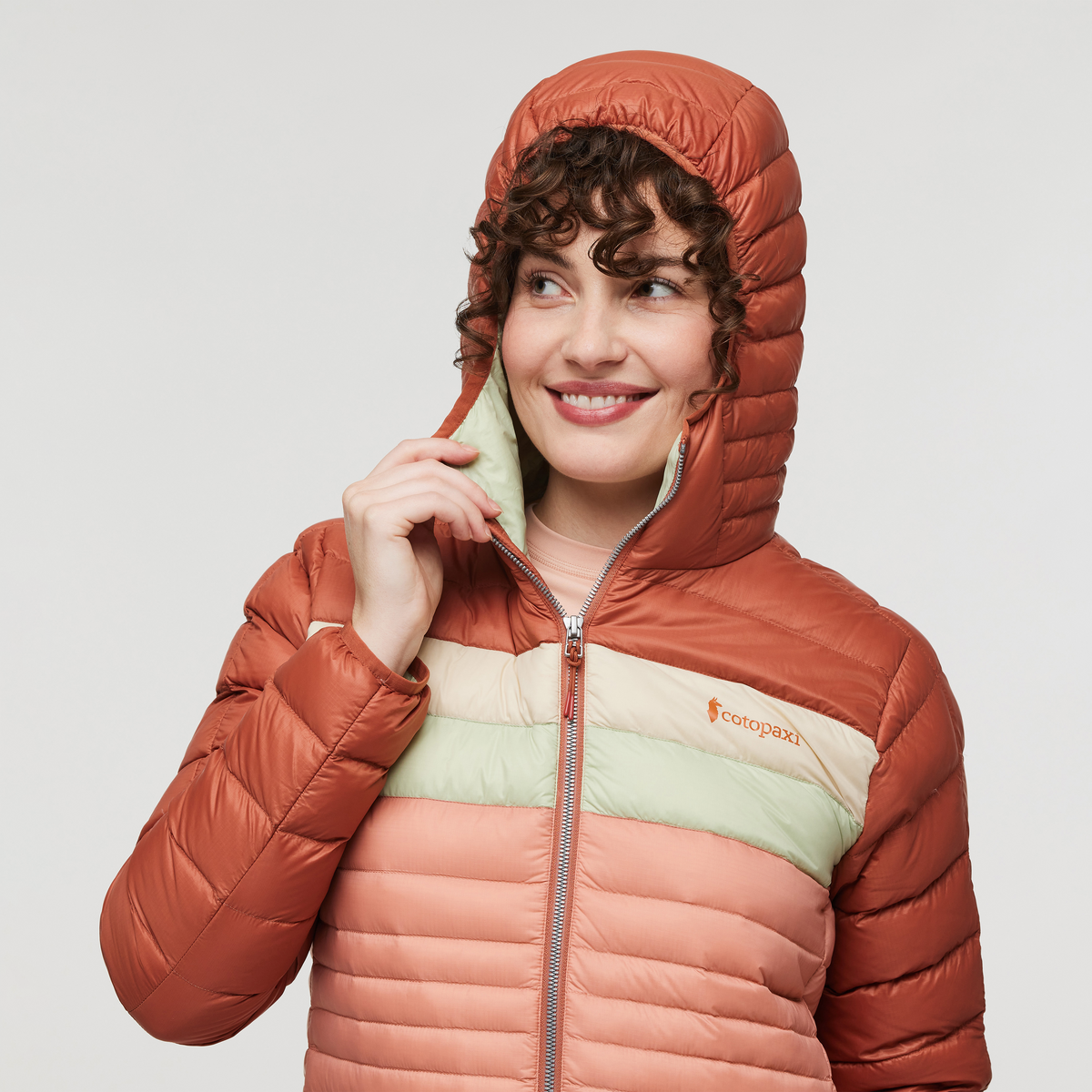 Fuego Down Hooded Jacket - Women's, Faded Brick/Clay