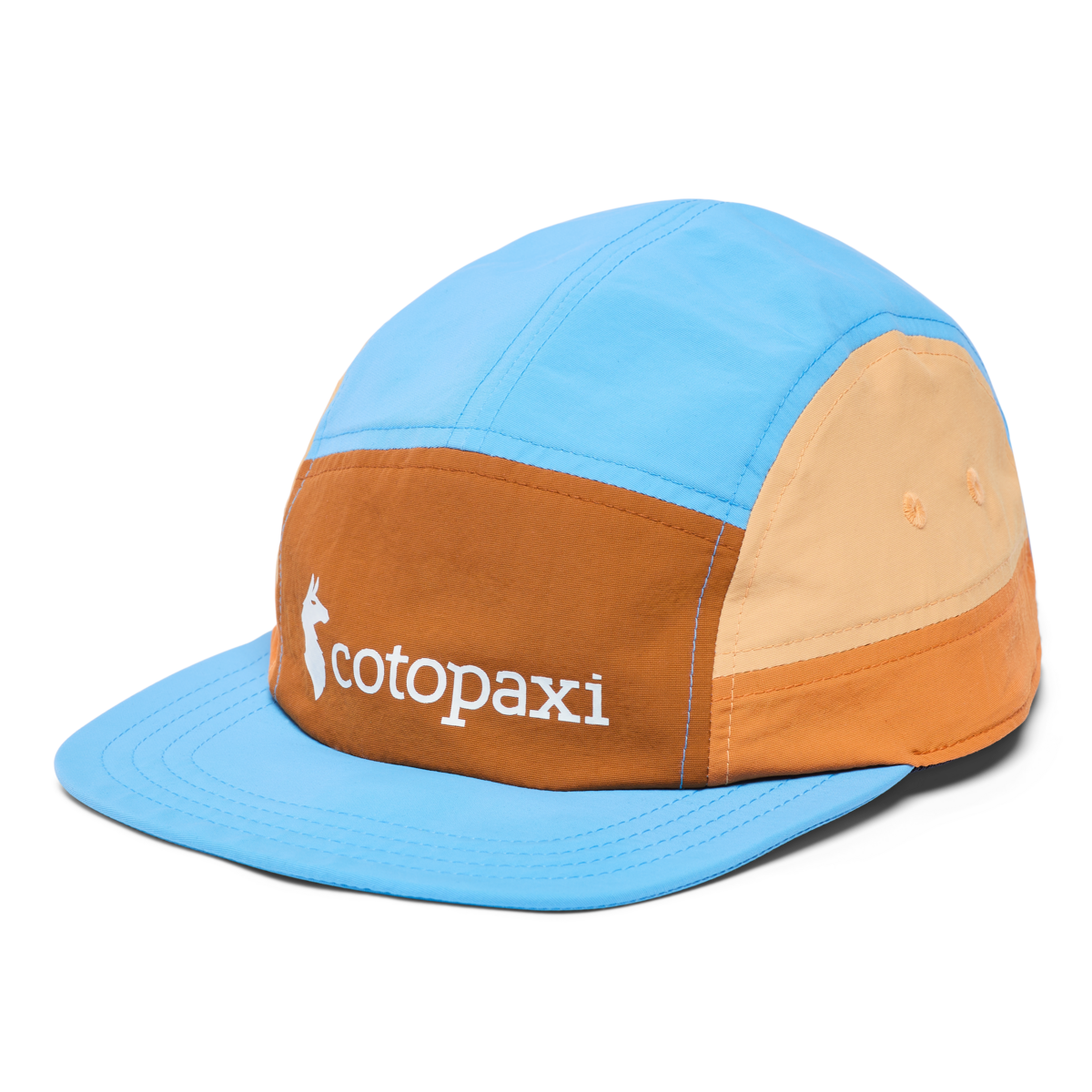 Cotopaxi Tech 5-Panel Hat, Sienna/Island