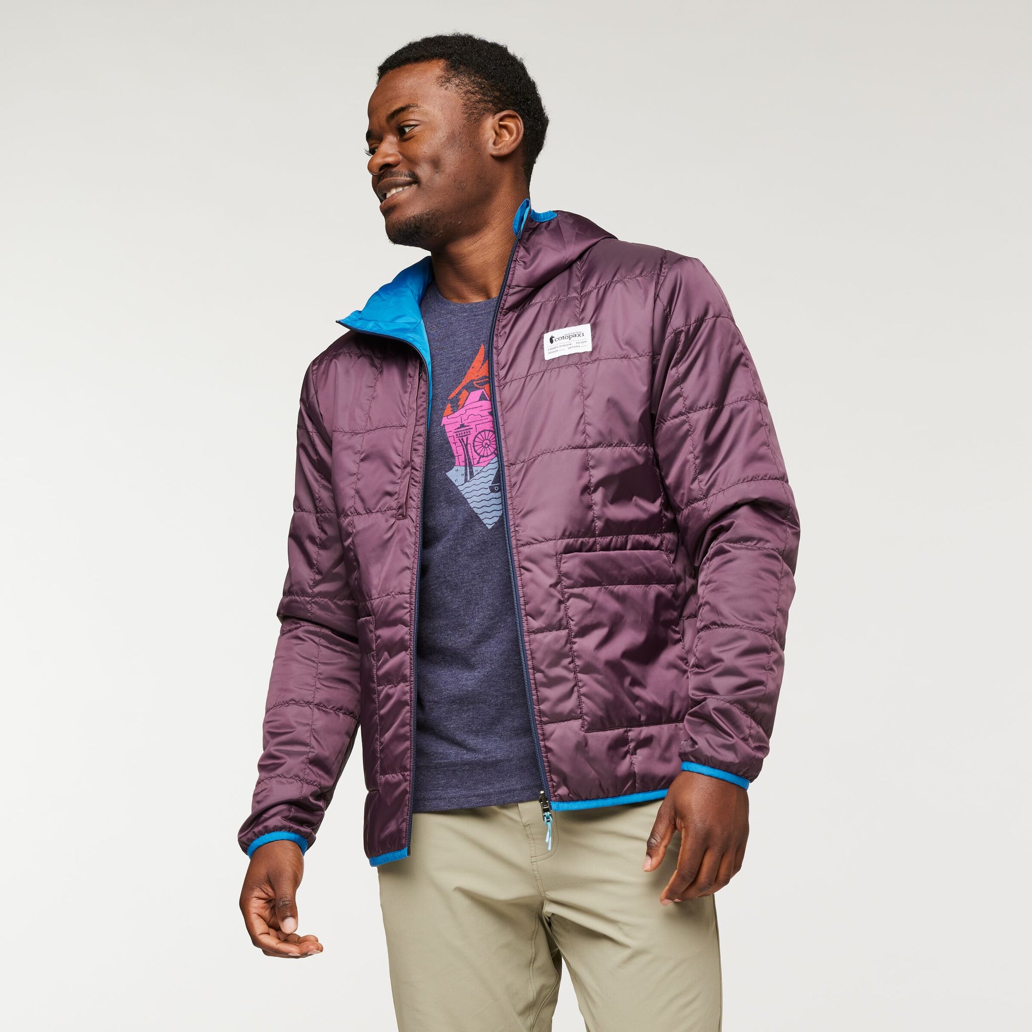 Teca Calido Hooded Reversible Jacket - Men's, Seven Seas