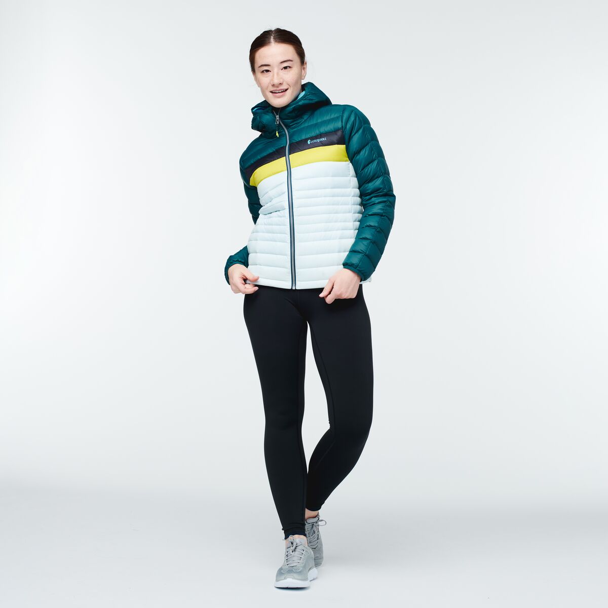 Fuego Down Hooded Jacket - Women's, Deep Ocean/Ice