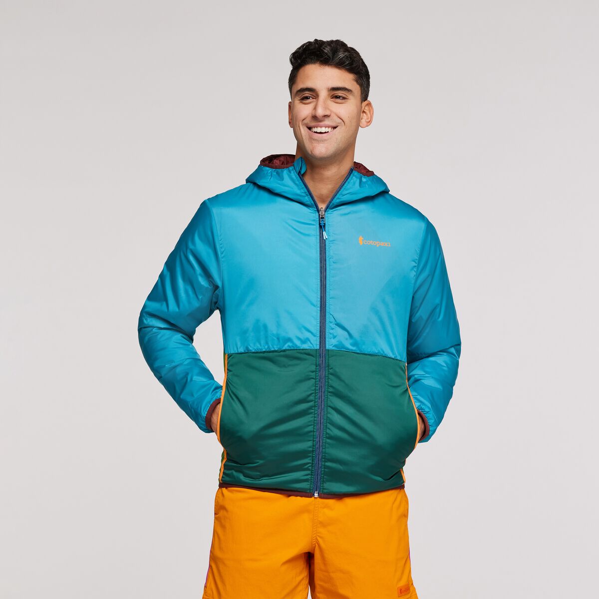 Teca Calido Hooded Reversible Jacket - Men's, Mountain Town