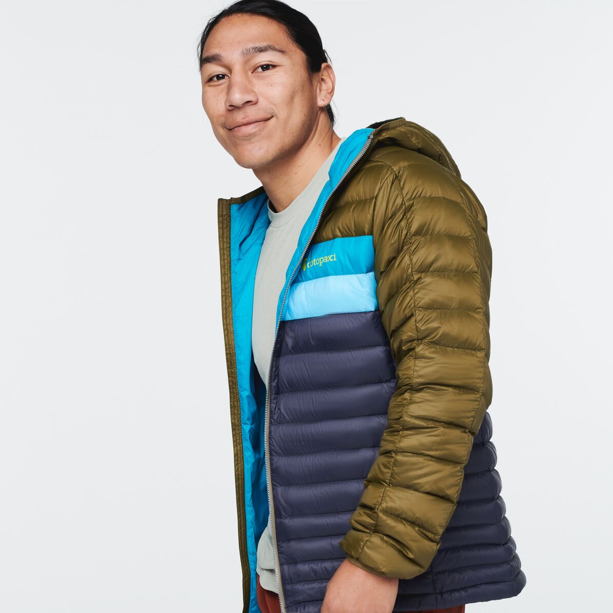 Fuego Down Hooded Jacket - Men's, Oak Graphite