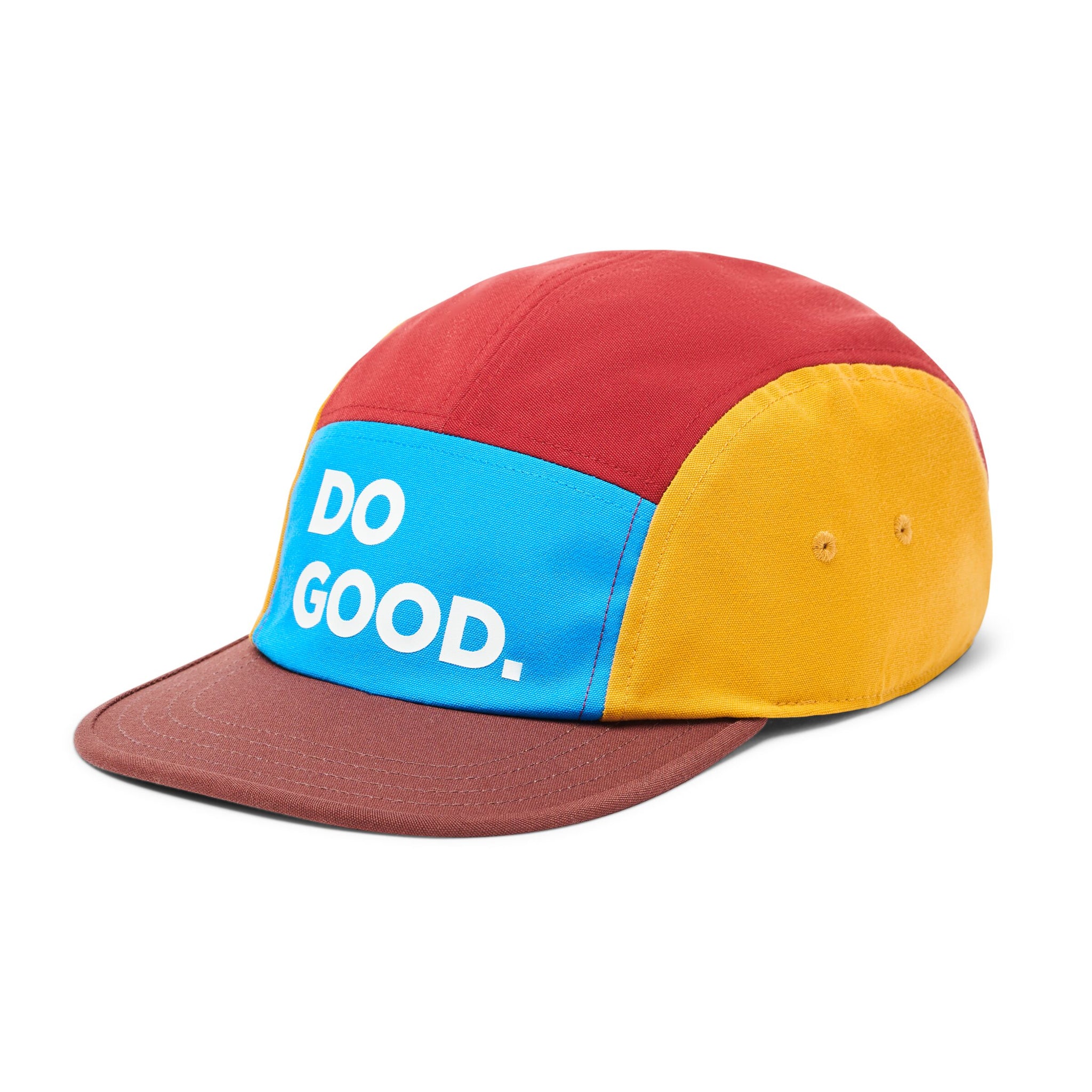 Do Good 5-Panel Hat - Unisex, Saltwater/Chestnut