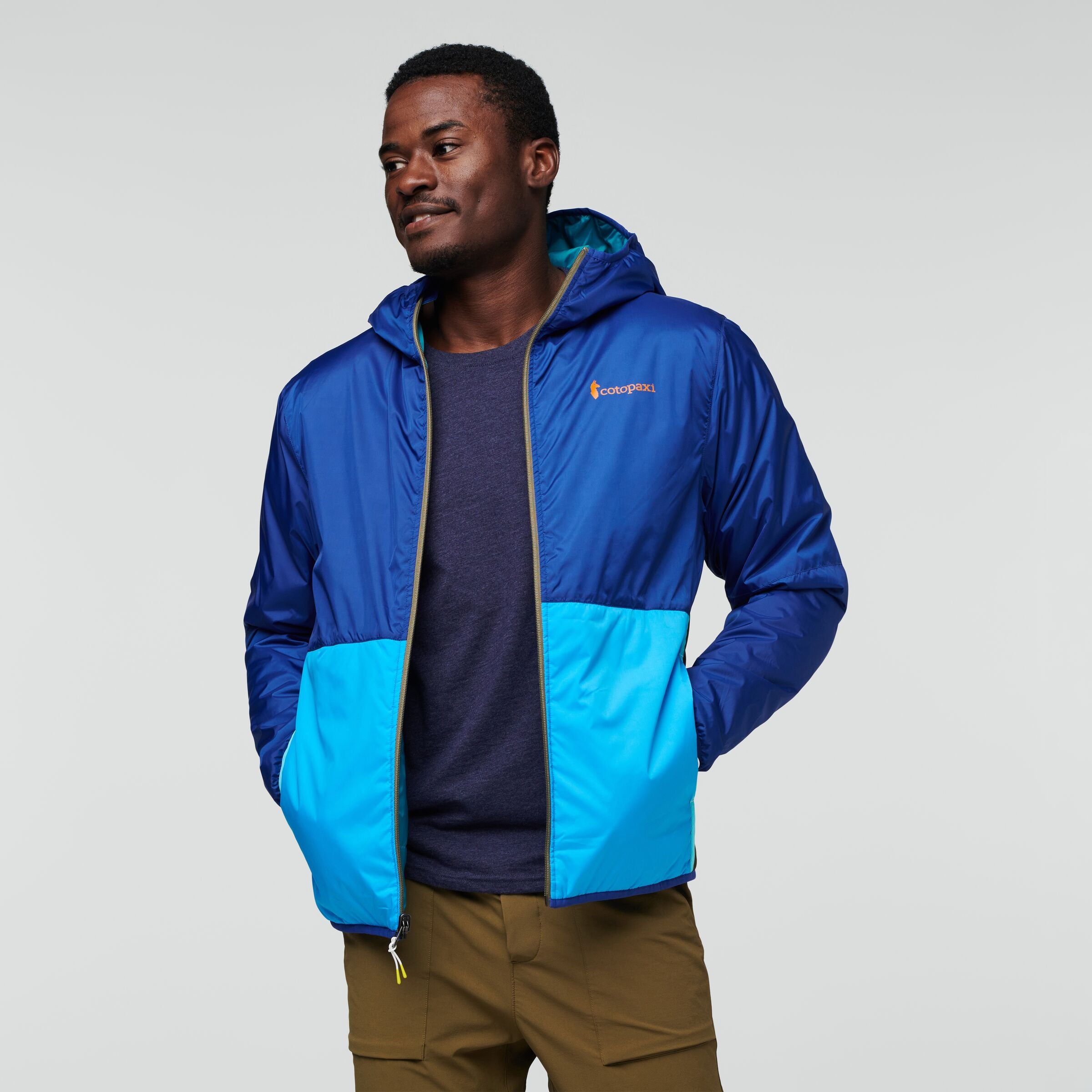 Teca Calido Hooded Reversible Jacket - Men's, The Wave