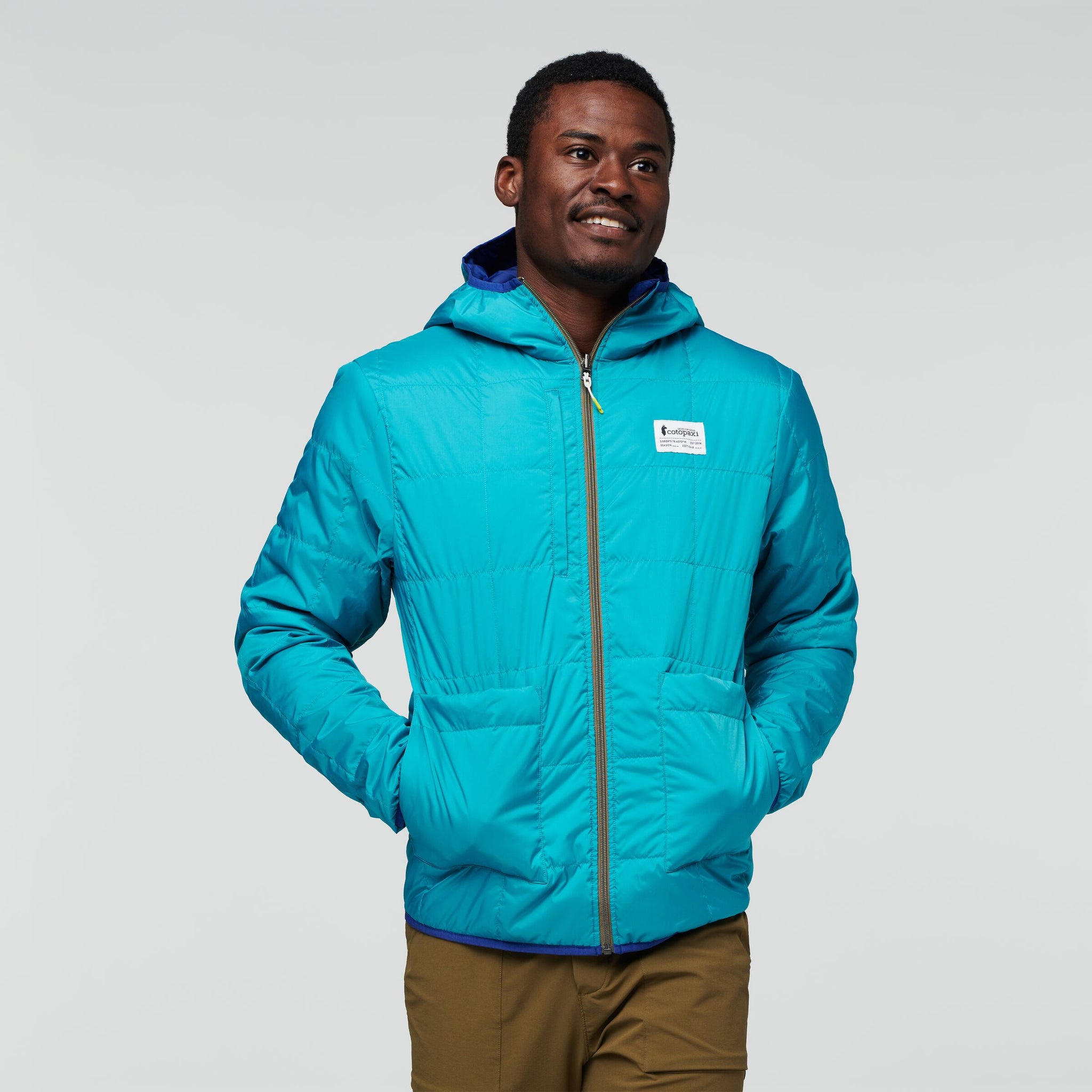 Teca Calido Hooded Reversible Jacket - Men's, The Wave