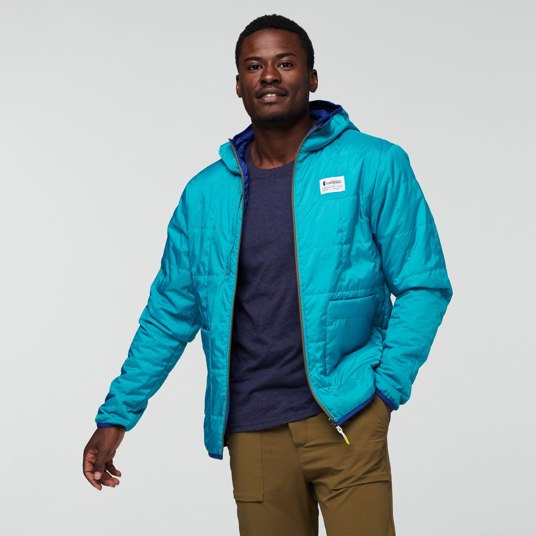 Teca Calido Hooded Reversible Jacket - Men's, The Wave