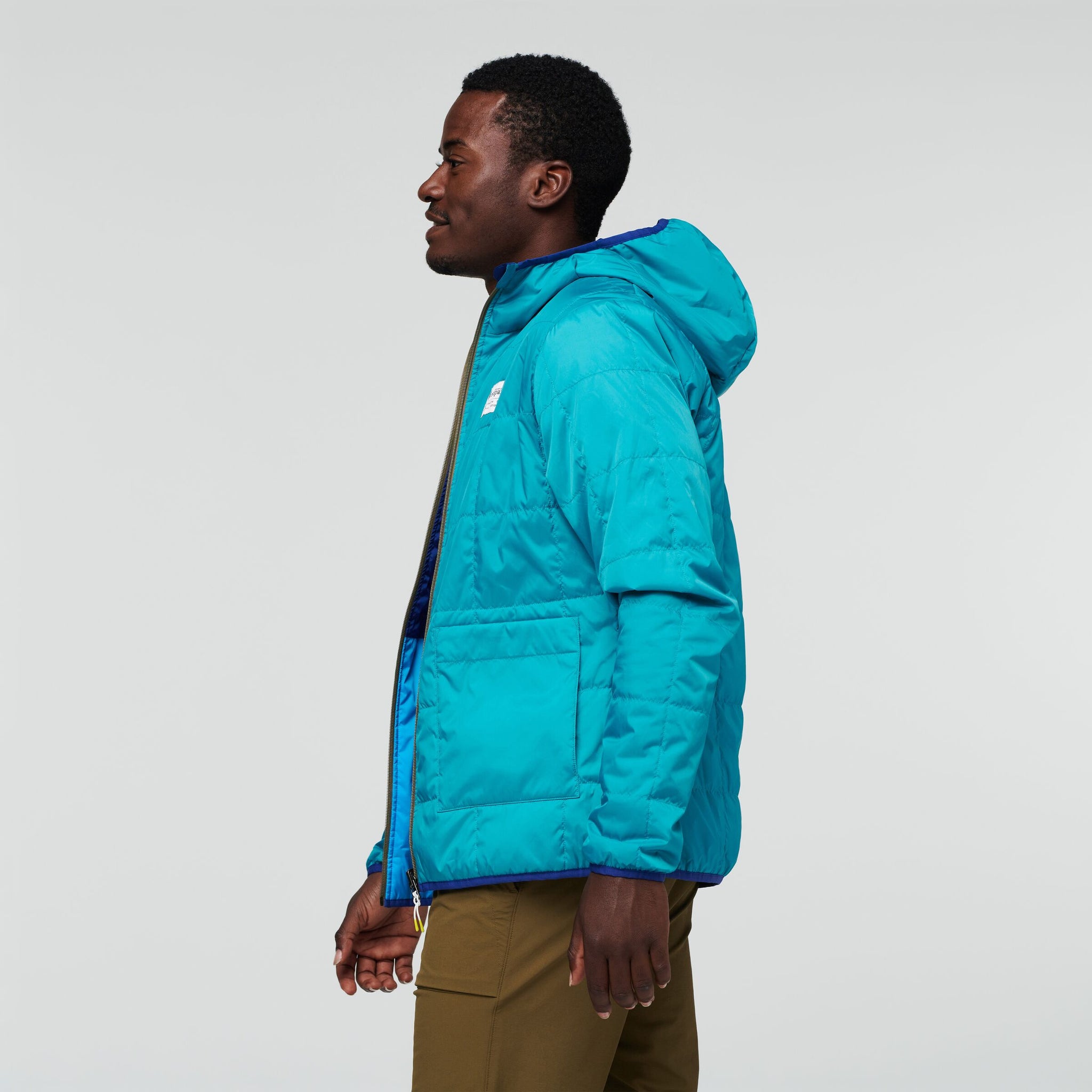 Teca Calido Hooded Reversible Jacket - Men's, The Wave