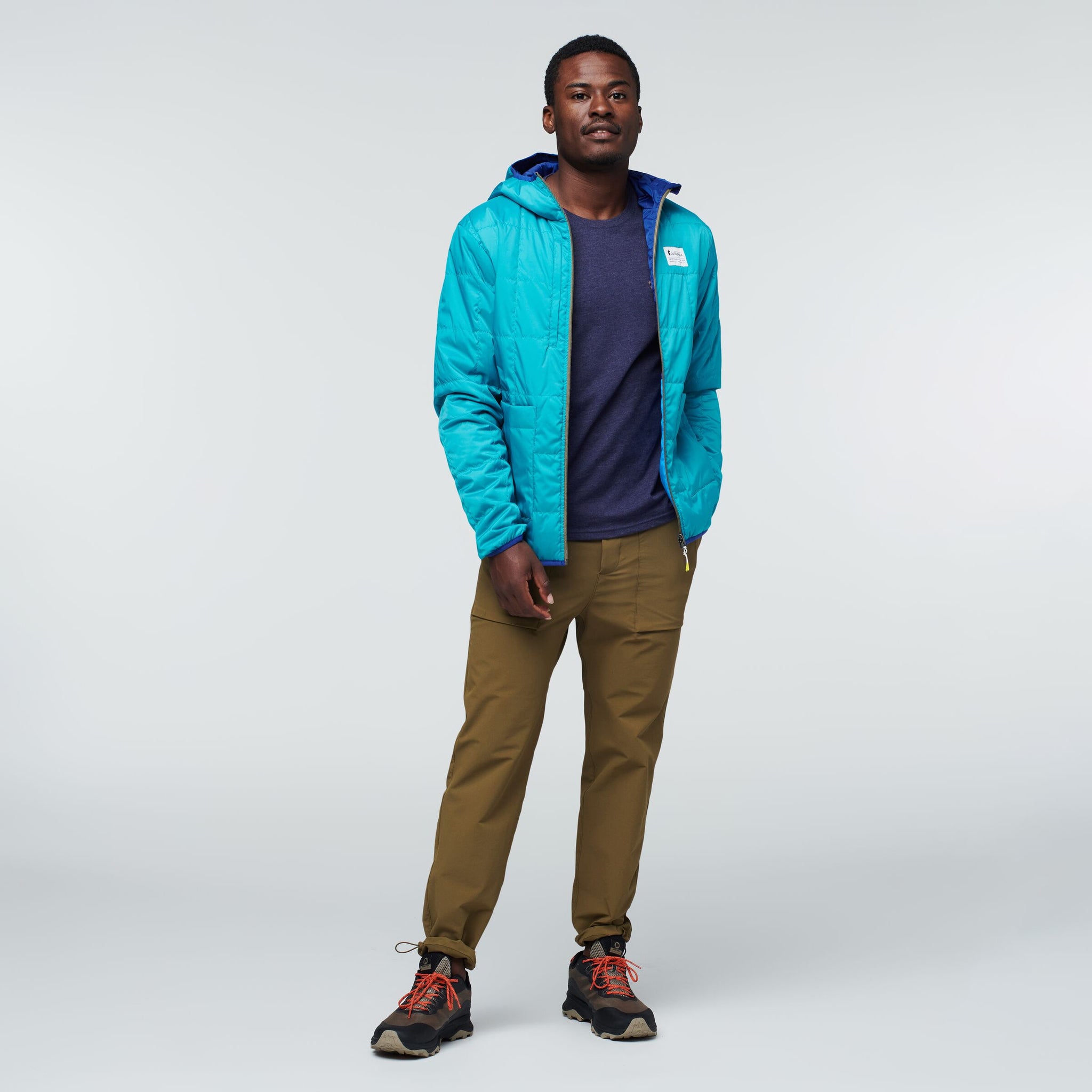 Teca Calido Hooded Reversible Jacket - Men's, The Wave