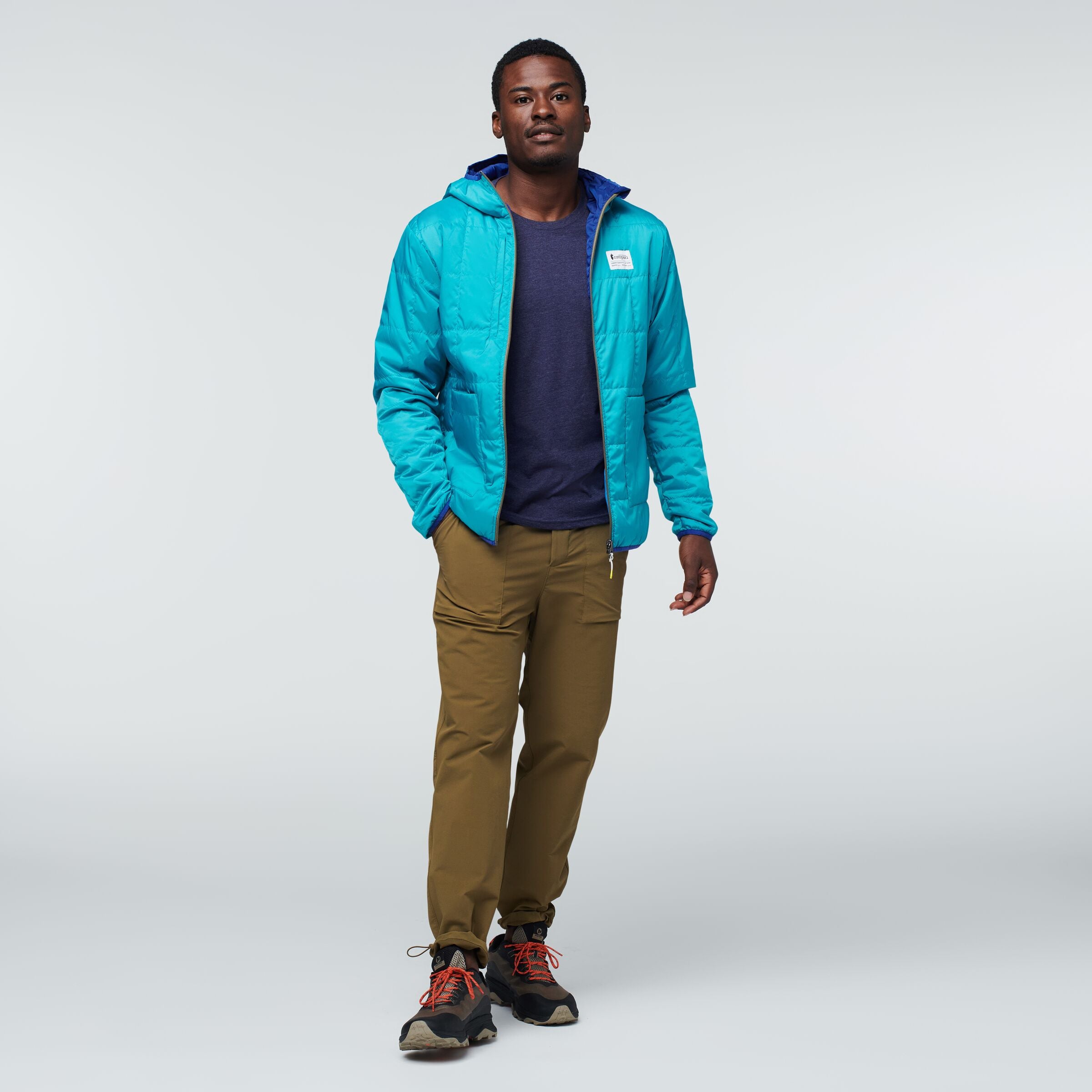 Teca Calido Hooded Reversible Jacket - Men's, The Wave